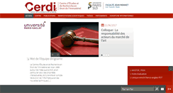 Desktop Screenshot of cerdi.u-psud.fr