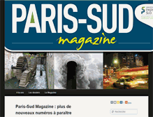 Tablet Screenshot of magazine.u-psud.fr