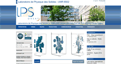 Desktop Screenshot of lps.u-psud.fr