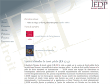 Tablet Screenshot of iedp.u-psud.fr