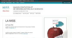 Desktop Screenshot of clubsciences.u-psud.fr