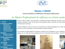 Tablet Screenshot of masterimam.u-psud.fr