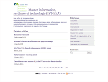 Tablet Screenshot of master-ist.u-psud.fr