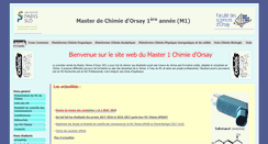 Desktop Screenshot of masterchimie1.u-psud.fr
