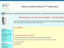 Tablet Screenshot of masterchimie1.u-psud.fr