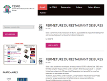 Tablet Screenshot of cesfo.u-psud.fr