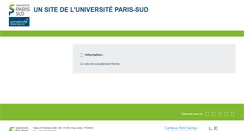 Desktop Screenshot of culture.u-psud.fr