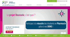 Desktop Screenshot of pharmacie.u-psud.fr