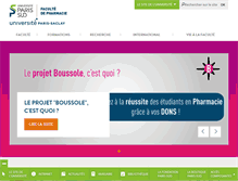 Tablet Screenshot of pharmacie.u-psud.fr