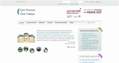 Desktop Screenshot of ed-sante-publique.u-psud.fr
